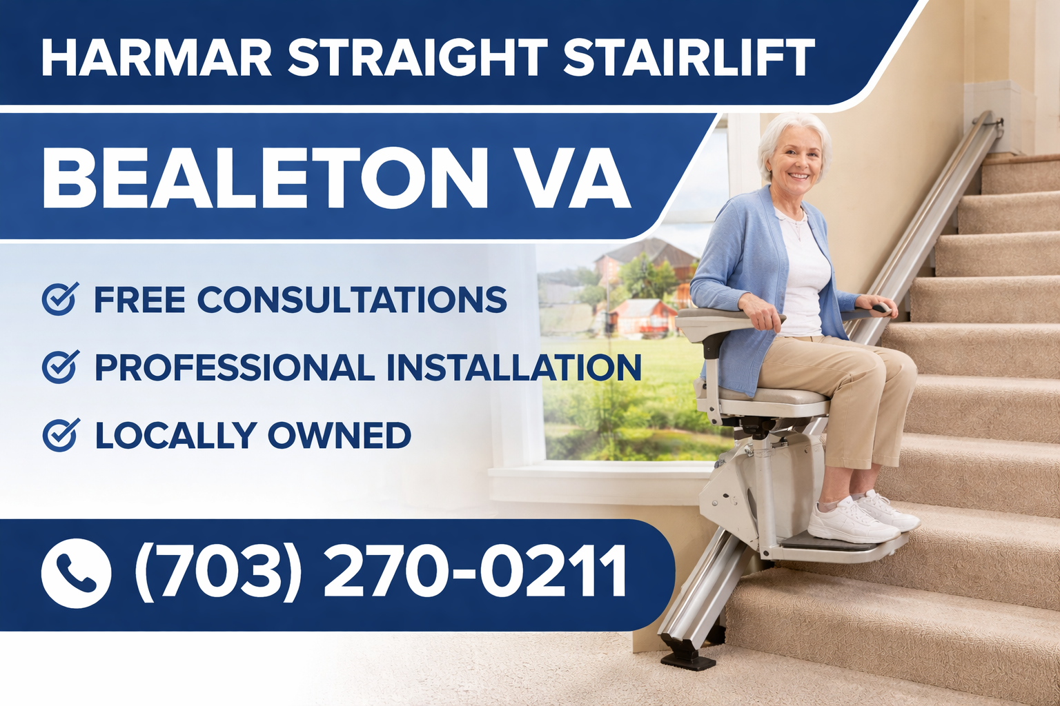 Bealton Harmar straight stairlift