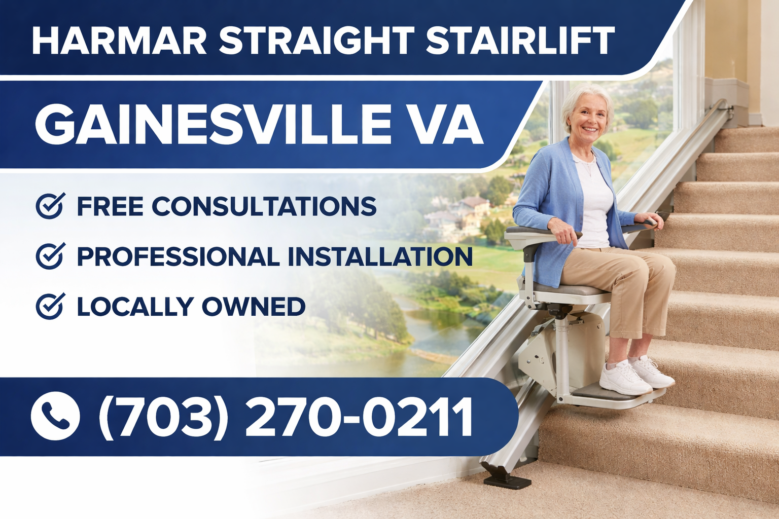 Gainesville Harmar straight stairlift