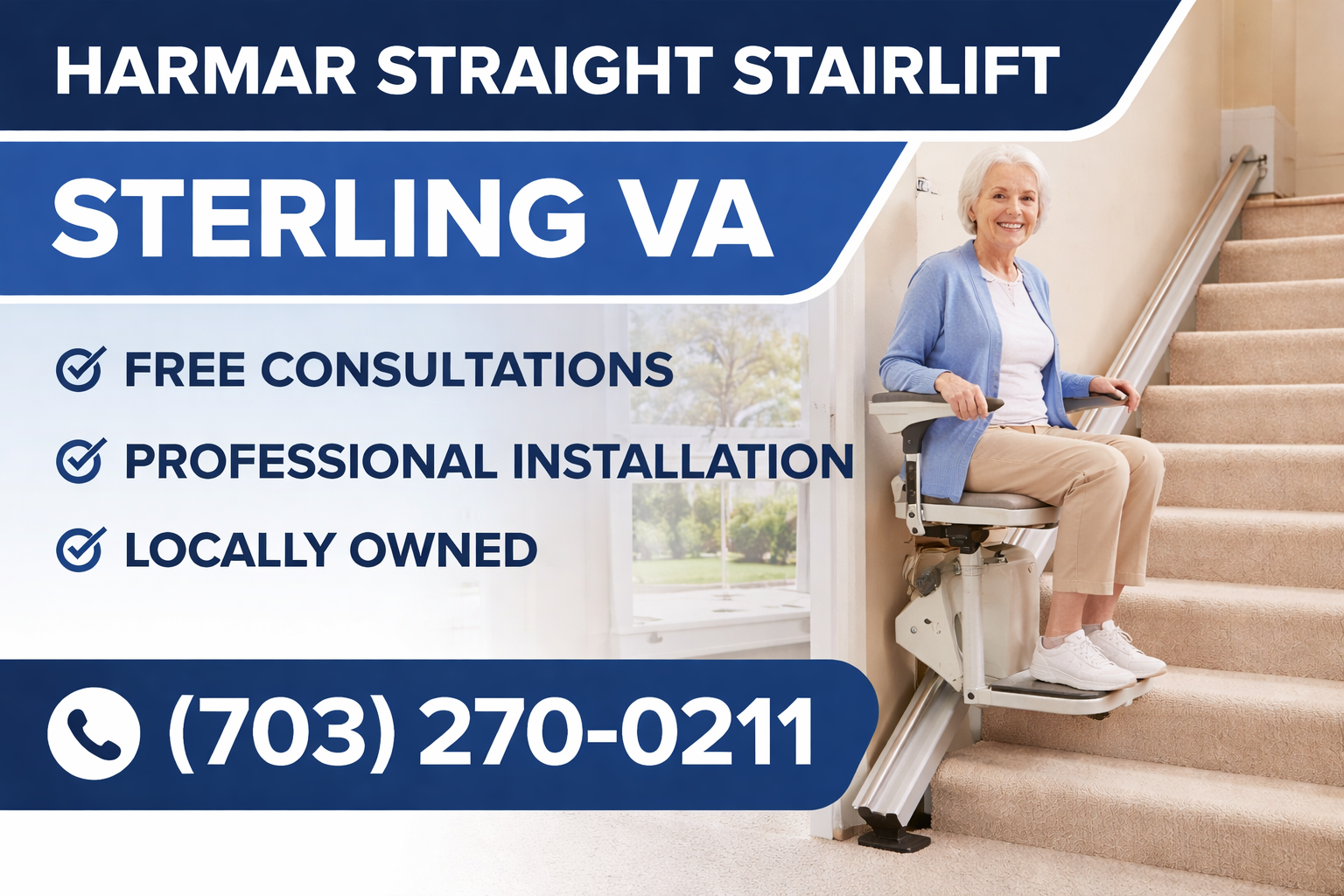Sterling Harmar straight stairlift