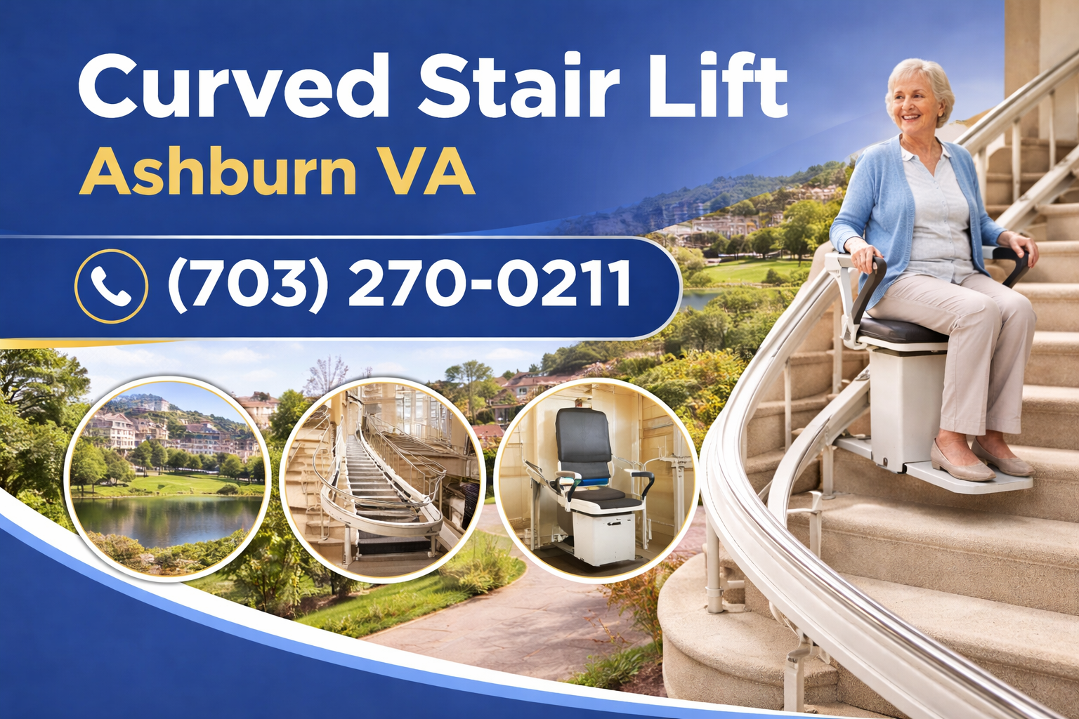 Ashburn Curved Stair Lift