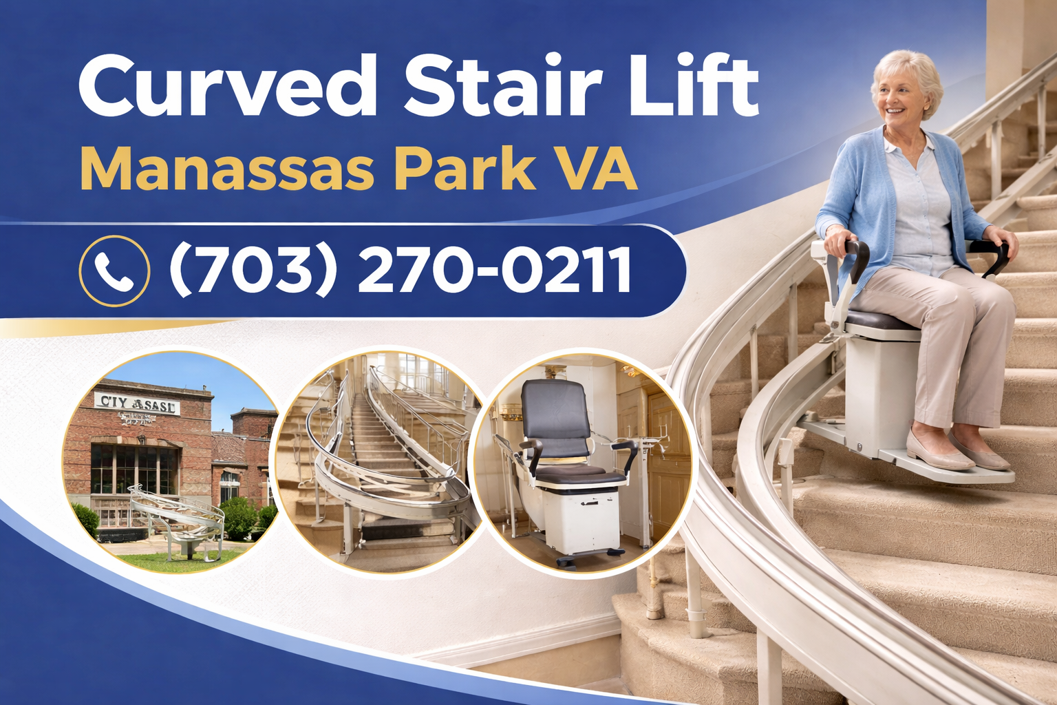 Manassas Park Curved Stair Lift