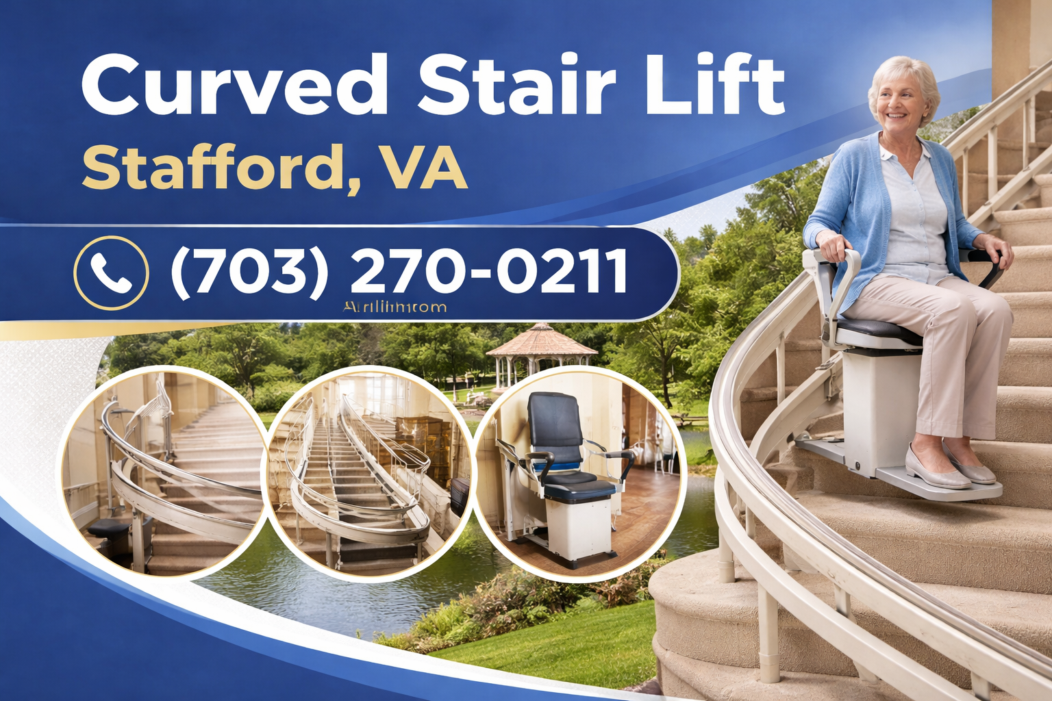 Stafford Curved Stair Lift