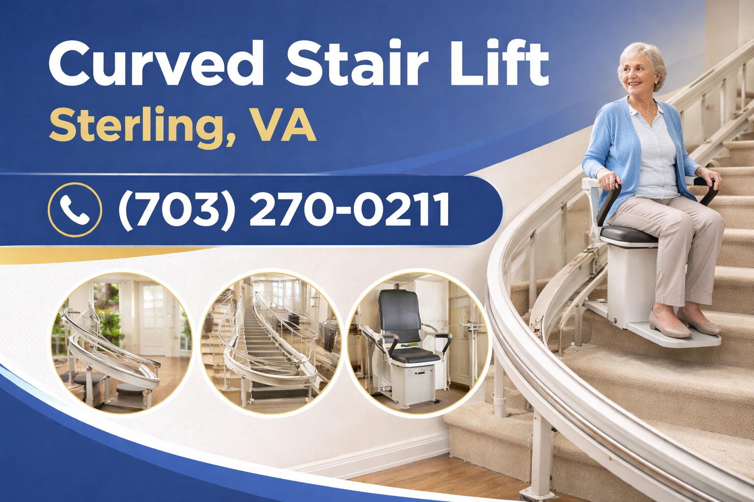 Sterling Curved Stair Lift