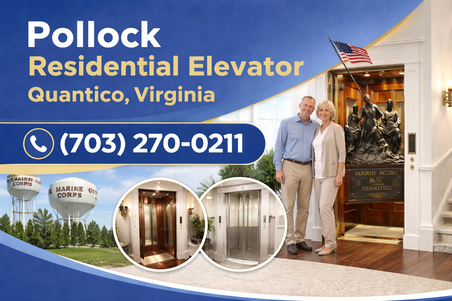 Quantico Pollock Residential Elevator