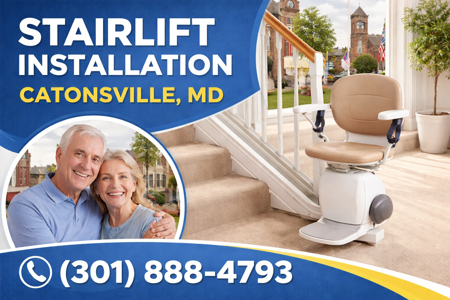 Catonsville Stairlift Installation