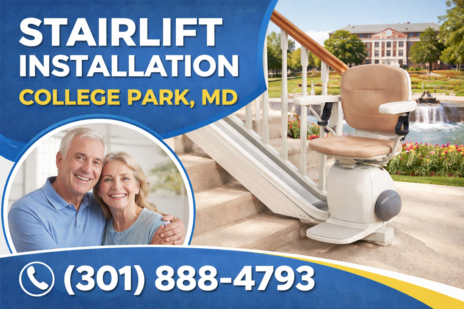 College Park Stairlift Installation