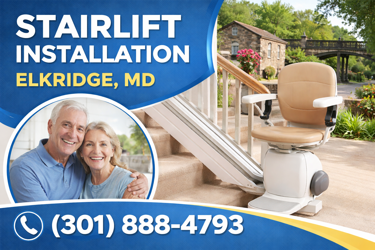 Elkridge Stairlift Installation