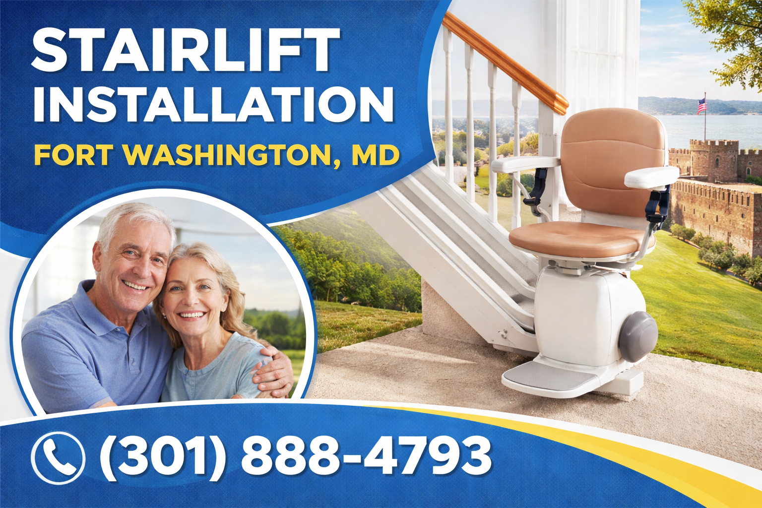 Fort Washington Stairlift Installation