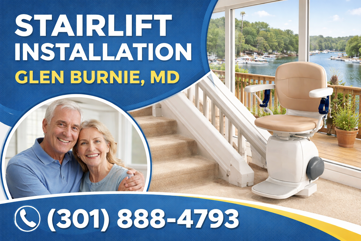 Glen Burnie Stairlift Installation