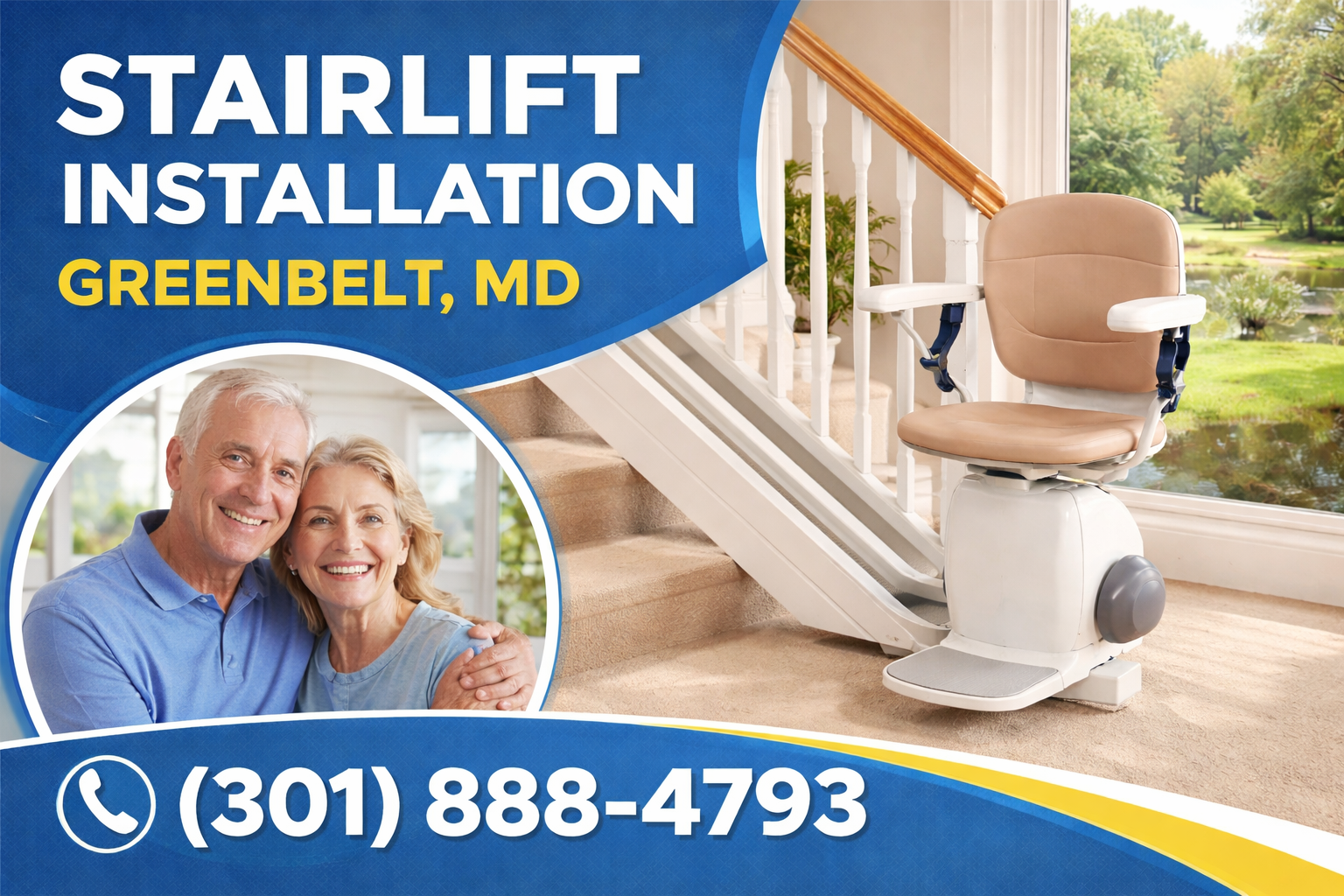 Greenbelt Stairlift Installation
