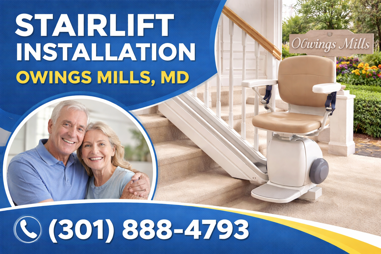 Owings Mills Stairlift Installation