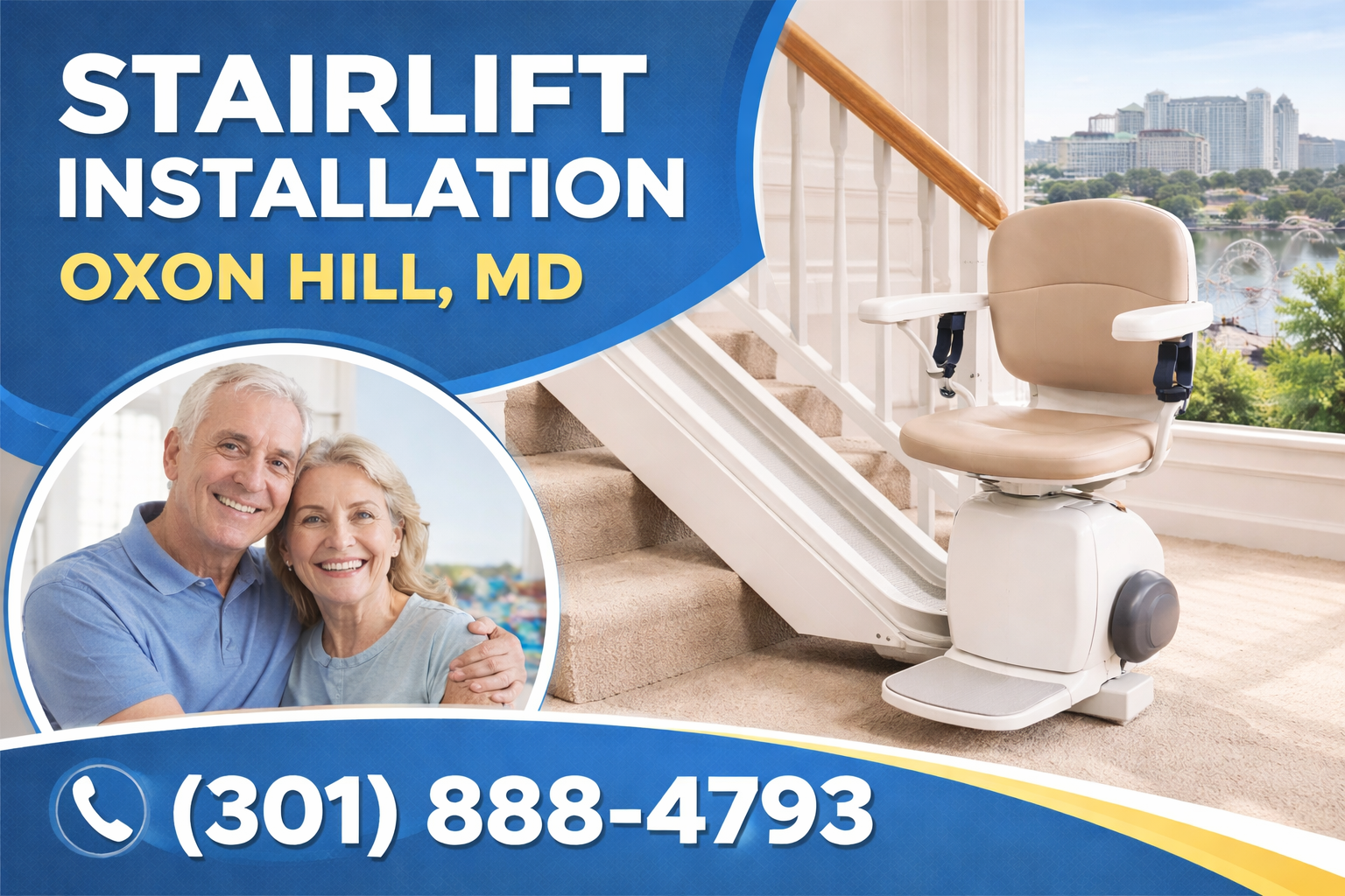 Oxon Hill Stairlift Installation