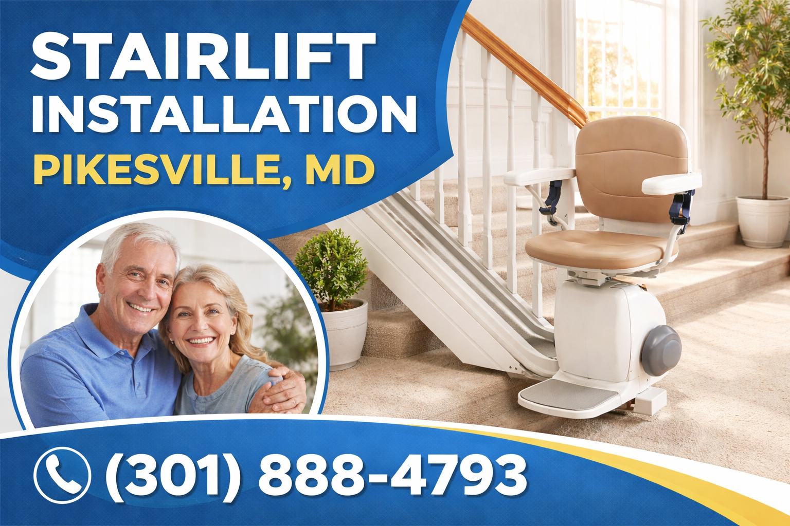 Pikesville Stairlift Installation