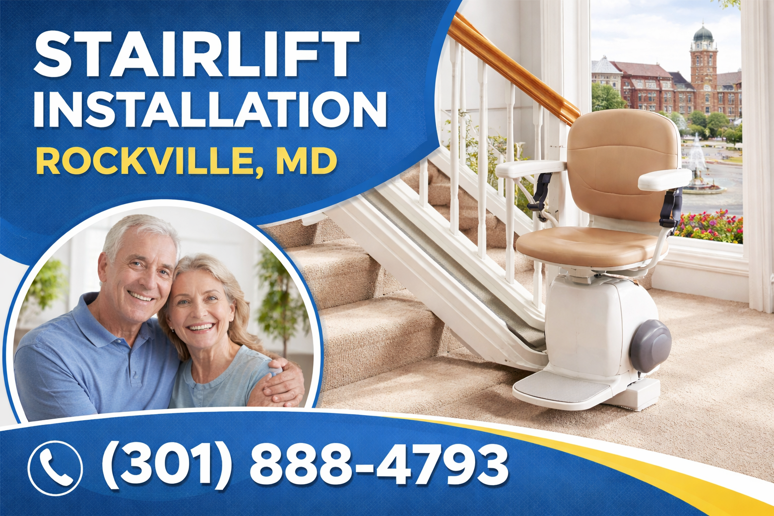 Rockville Stairlift Installation
