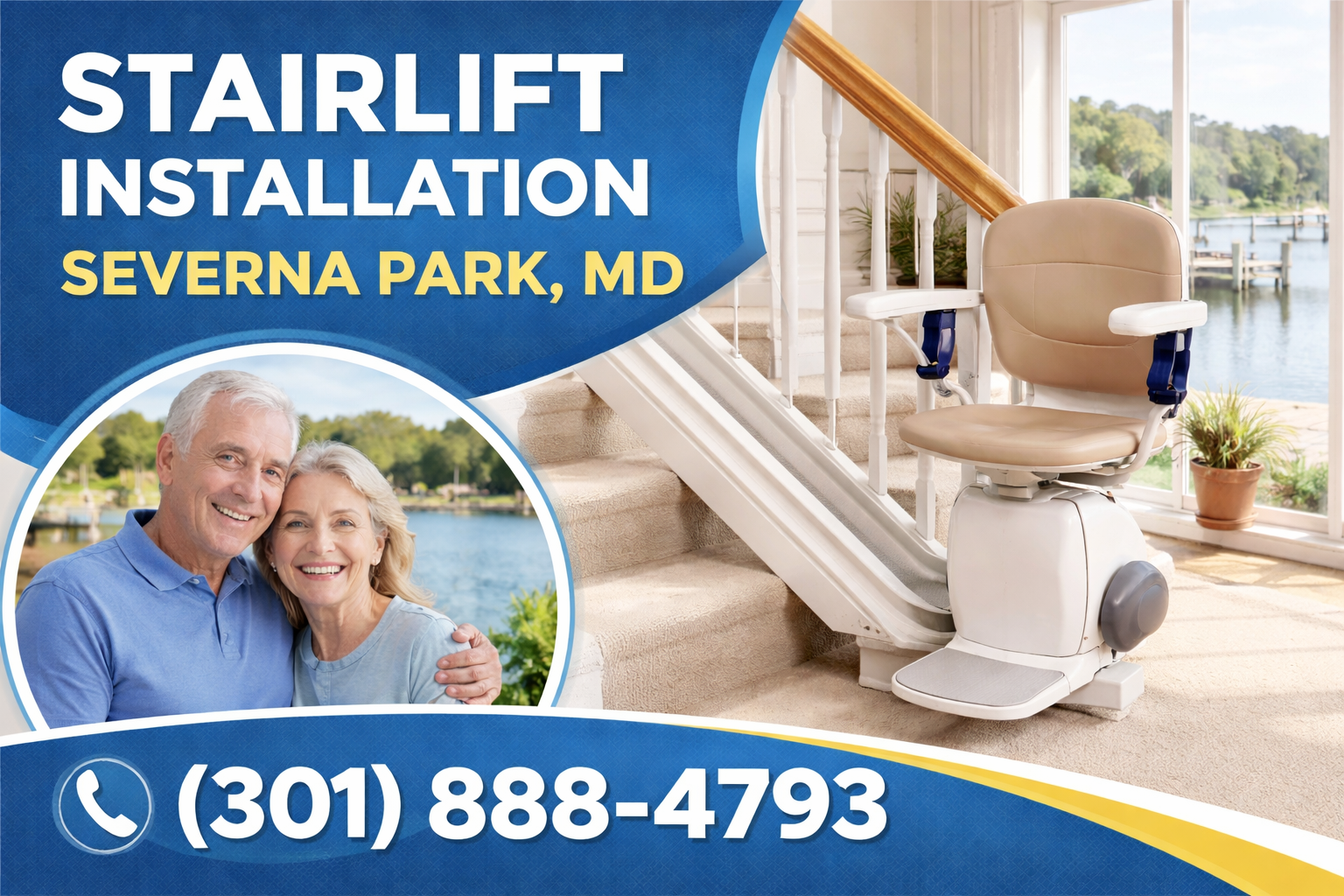 Severna Park Stairlift Installation