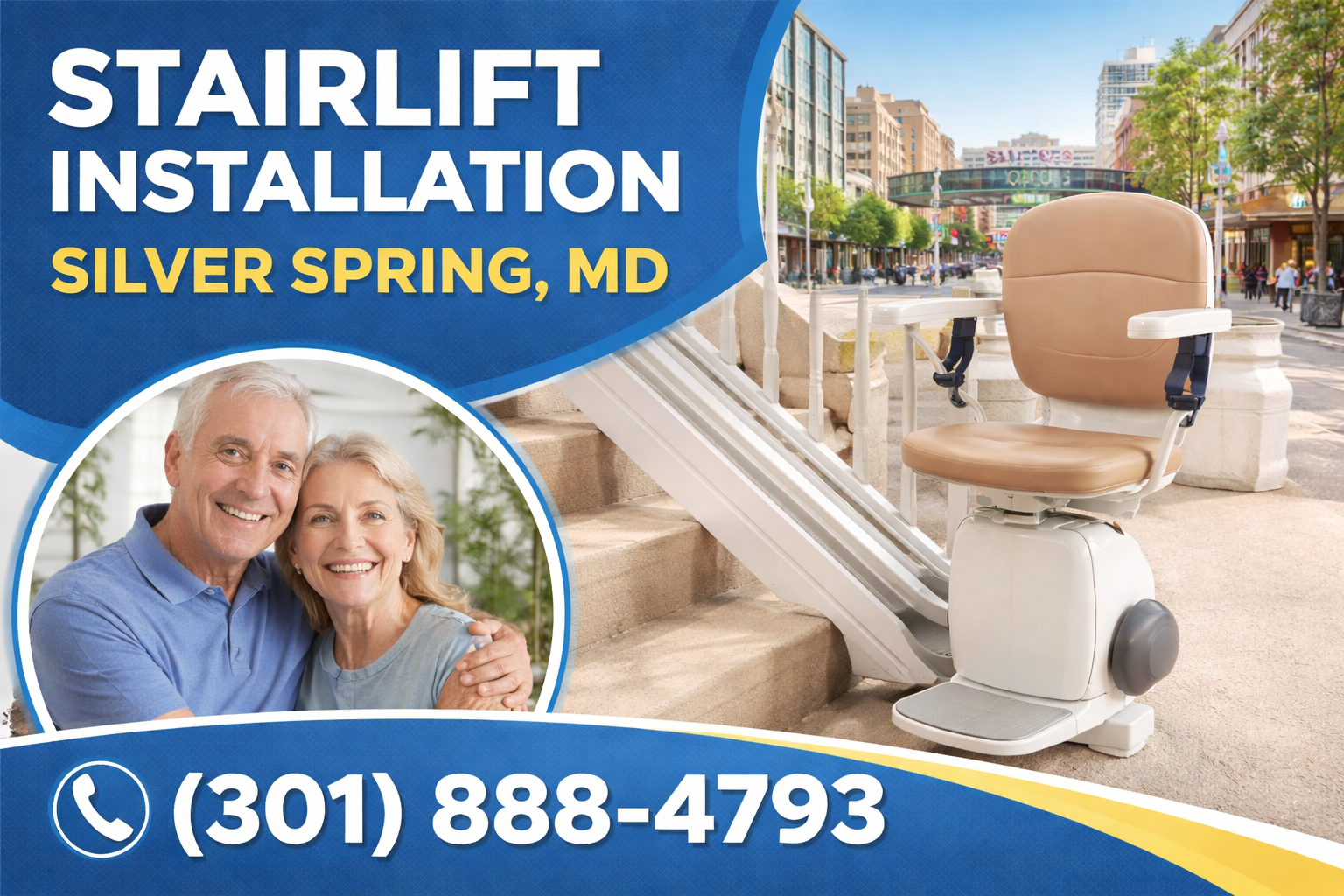 Silver Spring Stairlift Installation