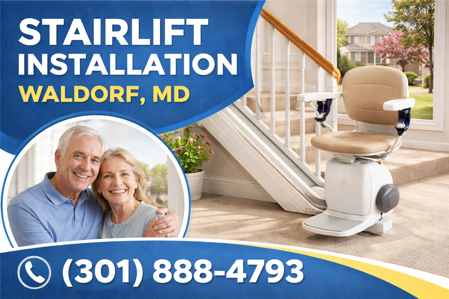 Waldorf Stairlift Installation
