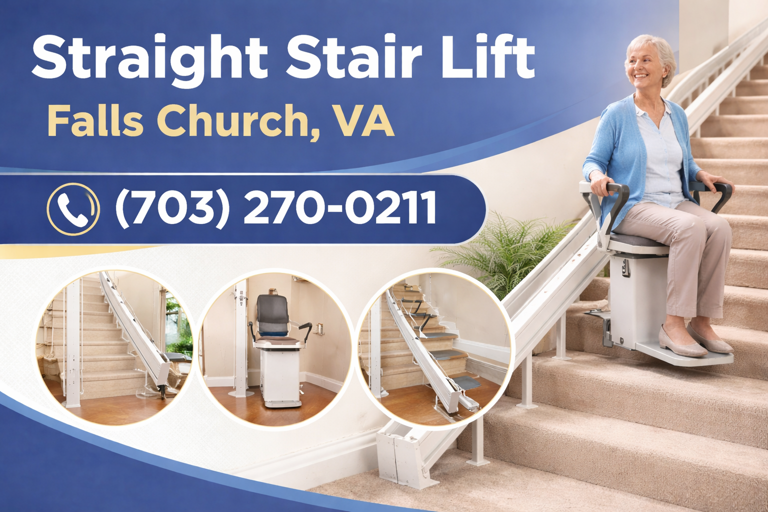 Falls Church Straight Stair Lift
