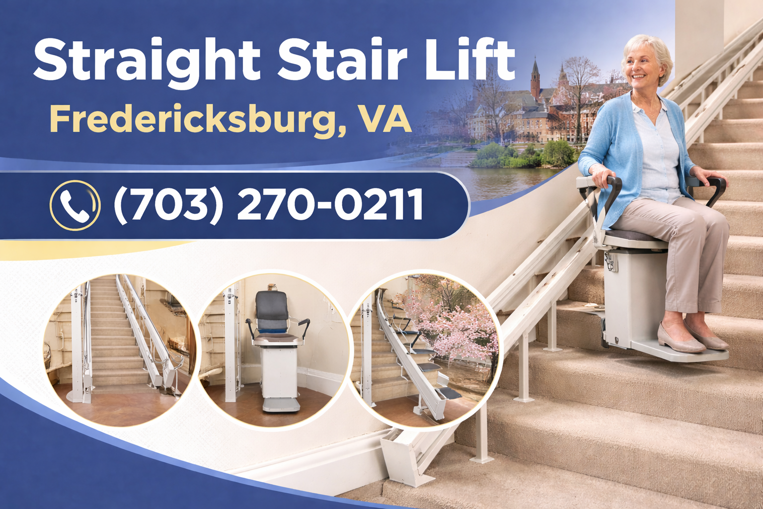 Fredericksburg Straight Stair Lift