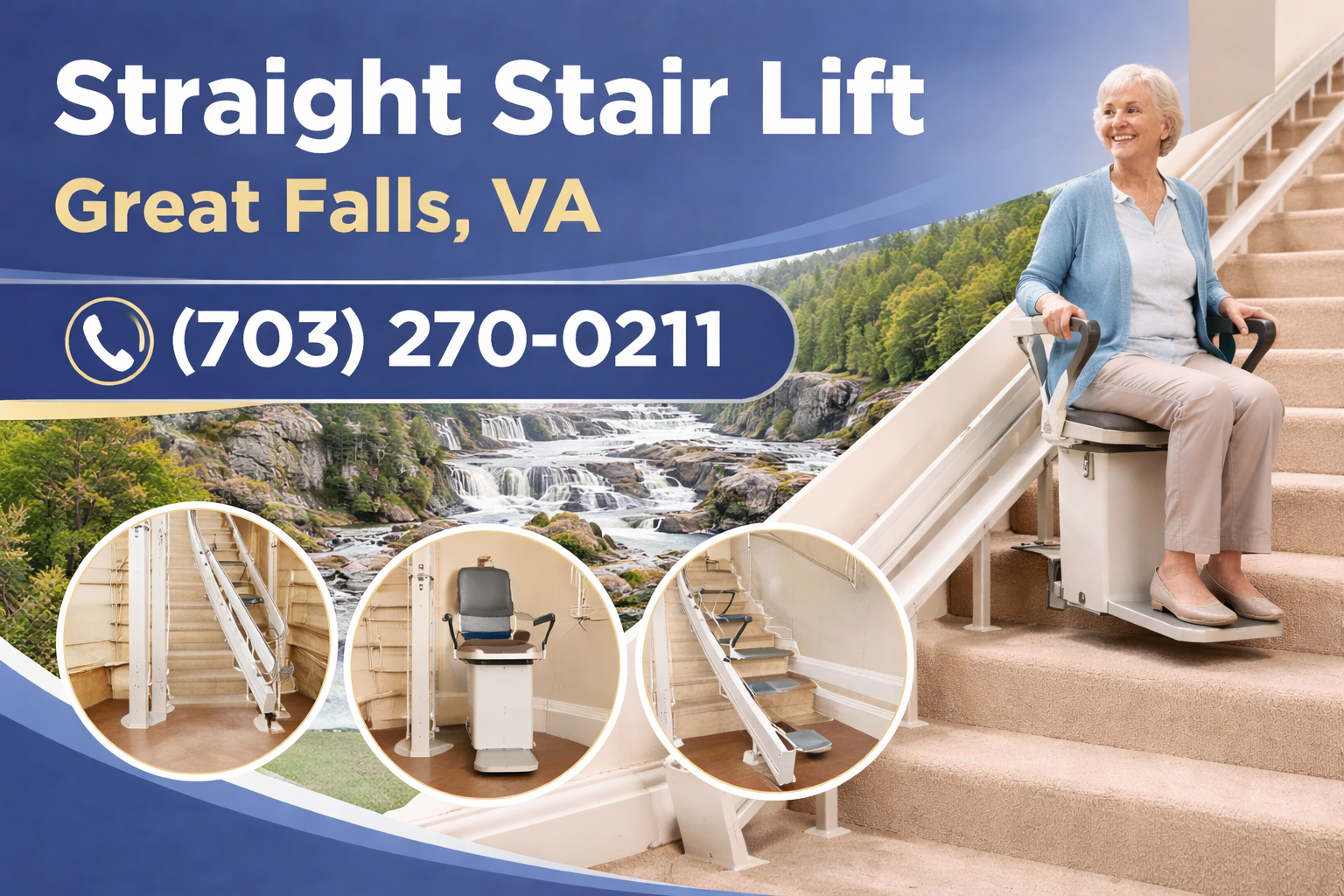 Great Falls Straight Stair Lift
