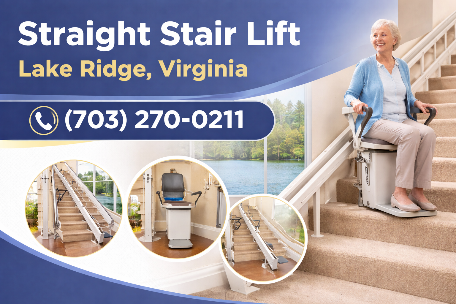 Lake Ridge Straight Stair Lift