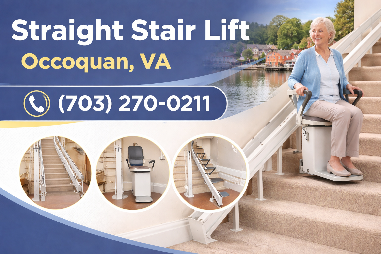 Occoquan Straight Stair Lift