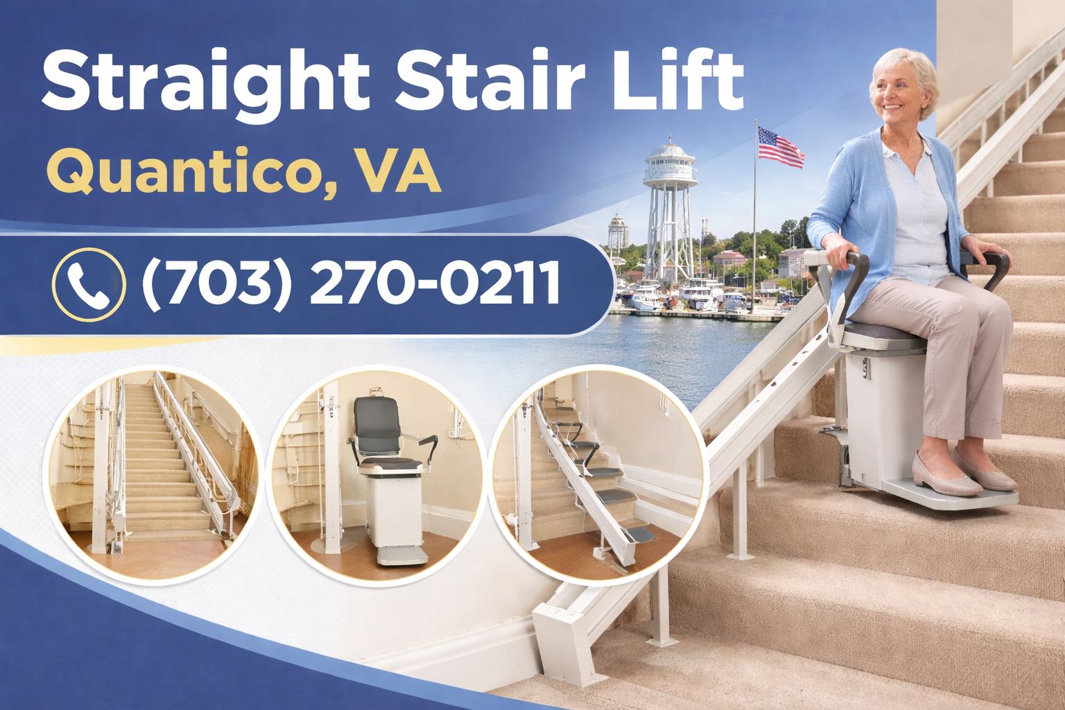 Quantico Straight Stair Lift