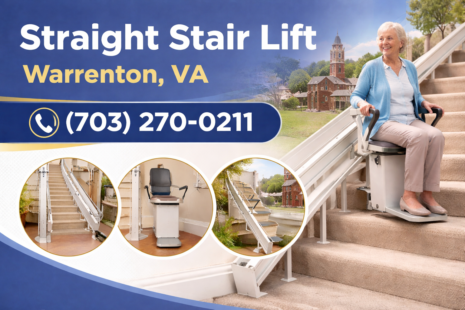 Warrenton Straight Stair Lift