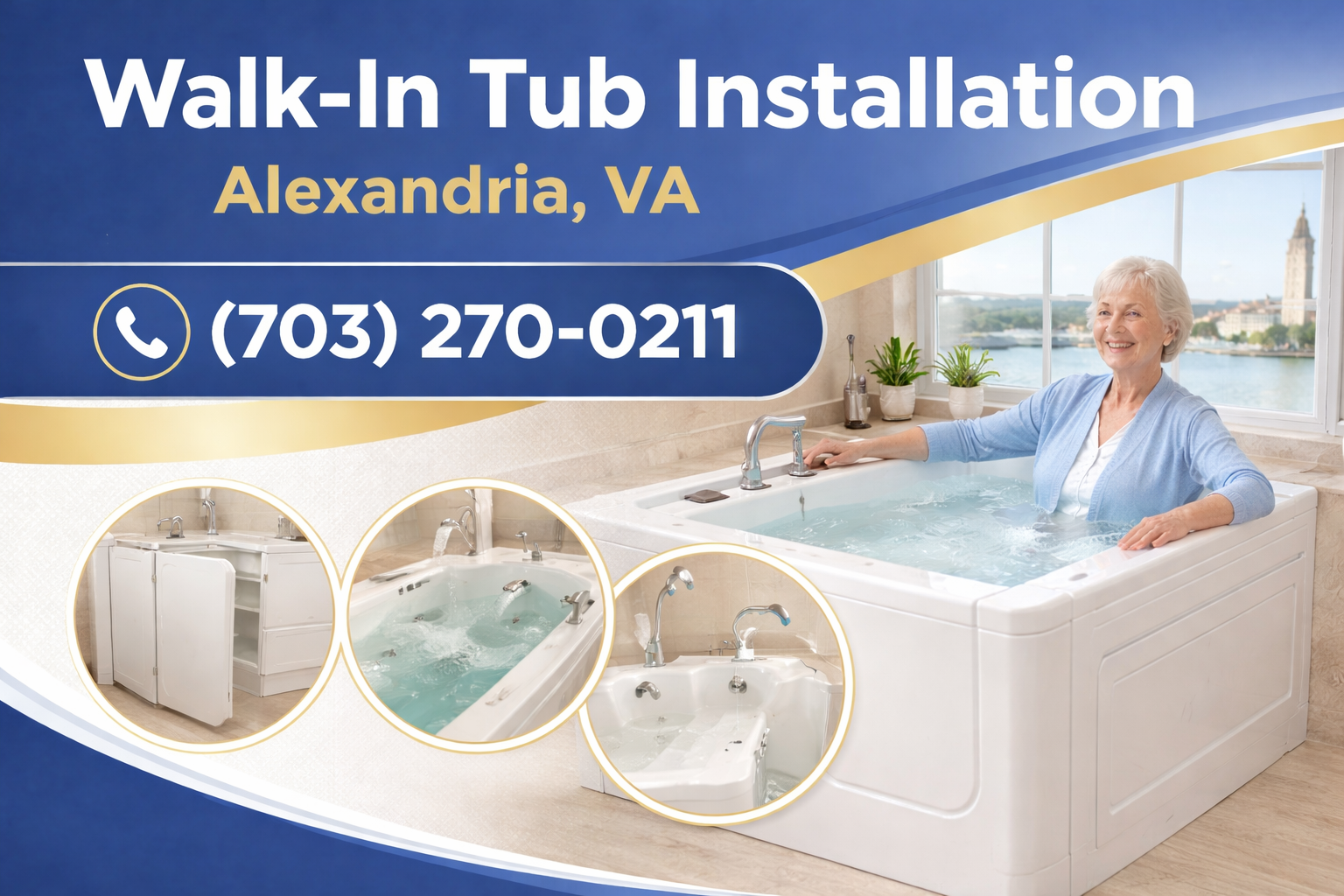 Alexandria Walk-In Tub Installation