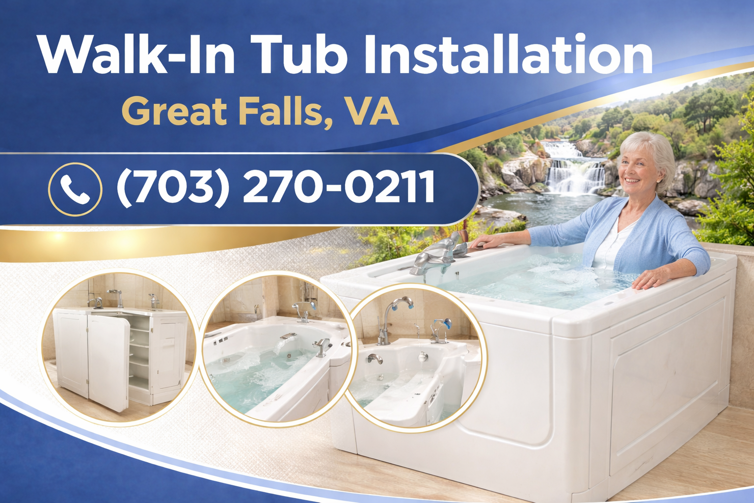 Great Falls Walk-In Tub Installation