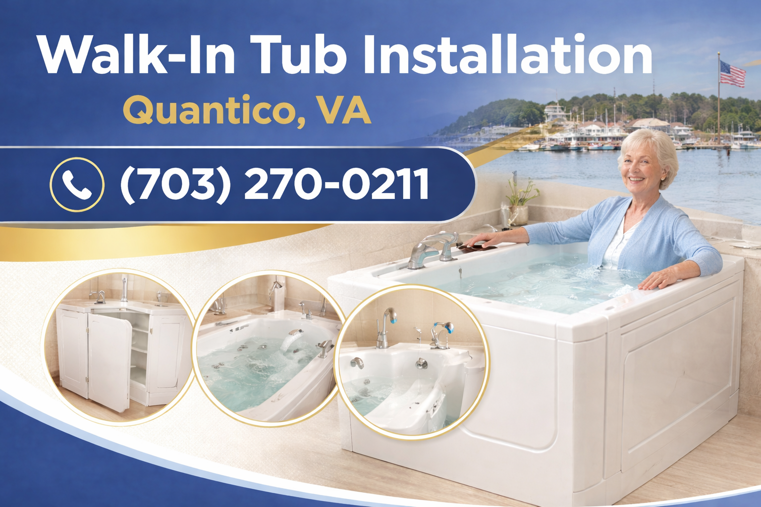 Quantico Walk-In Tub Installation